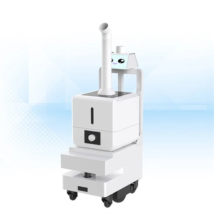 Robot khử trùng phun đáy vuông